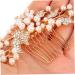 Gogogmee Rhinestone Hair Clips Hair Comb Clip Hair Side Comb Wedding Hair Accessories Hair Comb for Women Rhinestone Side Comb Pearl Hair Comb Hair Accessories for Women Tiara Rhinestones - Buy Online on GoSupps.com