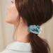 Elegant Blue Satin Scrunchies 6 Pack for Thick Hair - Large Faux Silk Hair Ties for Curly and Straight Hair - Buy Online on GoSupps.com