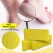 40Pcs Yellow Medium Coarse Disposable Foot Scrubber Sponge Pads - Pedicure Pumice Stone for Feet Callus Remover - Buy Online on GoSupps.com