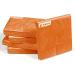 HEKU 100 Single-Colored Napkins - 3-Layer 33x33cm | 5-Pack | Highly Absorbent & Stylish Orange Napkins for Events & Gastronomy - Buy Online on GoSupps.com