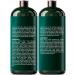 Tea Tree Shampoo & Conditioner Set - Deep Cleansing Strengthening & Shine for Dry Scalp - 16 fl oz - For Men & Women - International Shipping Available - Buy Online on GoSupps.com