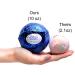 Tranquil Serenity Bath Bomb with Crystal Necklace - Extra Large 10 oz - Made in USA - Buy Online on GoSupps.com