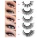 Yawamica 20 Pairs Natural Fluffy False Eyelashes - 5 Styles Mixed Wispy 3D Volume Fake Lashes - Buy Online on GoSupps.com