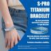 Phiten S-PRO Titanium Bracelet 7.5 Blue | Enhanced Performance & Style - Buy Online on GoSupps.com