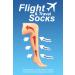 Buy Sockshop Unisex Knee High Compression Flight & Travel Socks - Black | Comfortable Travel Accessories - UK Size 9-11 EU 43-45 - Buy Online on GoSupps.com