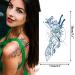 Realistic Semi-Permanent Tattoo Stickers for Men & Boys | Waterproof & Long-Lasting | 6 Sheets Christmas Gift 01 - Buy Online on GoSupps.com