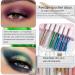  Dubbulon Liquid Glitter Eyeliners Waterproof Liquid Eyeliners Eye Makeup Set 6 Colours Waterproof Eyeliner Pencil - Highly Pigmented Color Eyeliners  - Buy Online on GoSupps.com