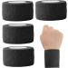 4 PCS Self Adhesive Bandage Wrap - Breathable Elastic Vet Wrap for Ankle Sprains & Sports Protection - First Aid Tape - Black 177*1 inch - Buy Online on GoSupps.com