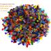 Lanyani 1600 Pieces Transparent Cathedral Glass Mosaic Tiles for Arts and Crafts - Mixed Color Stained Glass Pieces - 4 Shapes - 2.2 Pounds - Buy Online on GoSupps.com