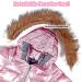 Baby Girls Winter Hooded Snowsuit Down Skisuit | Pink Jumpsuit 9-12 Months - Buy Online on GoSupps.com