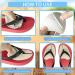 2 Pairs Gel Metatarsal Pads for Flip-Flops | Forefoot Cushions & Toe Protectors for Men & Women | Pain Relief & Anti-Slip | Apricot - Buy Online on GoSupps.com