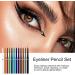 Glitter Eye Liner Set | 12 Colors Glitter Eye Liners - Sweatproof Makeup Colors Waterproof Eye Liners Long Lasting Eye Colors for Women Girls - Buy Online on GoSupps.com