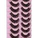 Buy Wiwoseo Russian False Eyelashes - 16MM D Curl Wispy 3D Effect - 10 Pairs Faux Mink - Buy Online on GoSupps.com