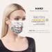 100-Piece Flower Disposable Face Masks | Made in Germany | CE Certified | Triple-Layer Filtration | Elastic Earloops | Breathable - Adults | Standard Size - Buy Online on GoSupps.com