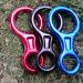 Azarxis 35kN Figure of Eight Descender - Blue Climbing Gear for Outdoor Recreation | International Shipping - Buy Online on GoSupps.com