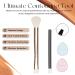 U-Shaped Viral Contour Nose Brush Set | Dual-Ended Makeup Brush & Foundation Sponge for Perfect Contouring | Enhance Your Look with Professional Makeup Tools - Buy Online on GoSupps.com