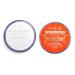 SK INFINITY | Classic Face and Body Paint 18 ml Professional Water Based Single Cake Makeup Supplies for Adults Kids (WHITE & ORANGE)