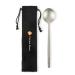 Titanium Long Handled Spoon with a Biggest Bowl 8.7 inch/ 221mm Round Titanium Spoon comes with a Perfect Soup size bowl to make it a Great outdoor Companion | Camping Spoon with Waterproof Case