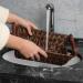 GRANNY SAYS Waterproof Wicker Storage Baskets with Handles - 2-Pack Medium Brown for Pantry, Kitchen, Bathroom - Buy Online on GoSupps.com