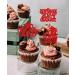 JKQ 32 Pieces 8th Grade Grad Cupcake Toppers Red Glittery Eighth Grade Graduation Cupcake Decorations Class of 2024 Peace out 8th Grade Cupcake Picks for Middle School Grad Party Cupcake Decorations - Buy Online on GoSupps.com