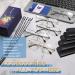 NOVIVON 5 Pack Reading Glasses for Men - Metal Blue Light Blocking Eyewear with Spring Hinges - Anti Eye Strain (Gunmetal Gold Silver Brown 1.5x - Buy Online on GoSupps.com