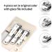 Manicure Set 4 Pieces Quality Carbon Steel Professional Nail Clipper Set Pedicure Tools Travel Beauty Tools Men and Women Friends and Parents Gifts - Buy Online on GoSupps.com