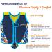 Limmys Premium Neoprene Toddler Swim Vest - Buoyancy Swimming Aid for Boys and Girls - Modern Design Swim Jacket - Dark Blue (Medium) with Drawstring Bag - Buy Online on GoSupps.com