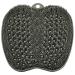 BESKAR FOOT WASER Bath massage pad with non -slip suction cups foot clothes shower for cleaning the feet peeling no bend base points reflex zone mat for relaxation of the feet black green