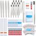 Hushee 96 Sets Bulk Hygiene Kit for Homeless Includes Shampoo Soap Bar Comb Toothbrushes with Toothpaste Individually Wrapped Basic Toiletry Kits for Travel Charity Hotel Hospitality Industries