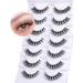 False Eyelashes Natural Look Eye Lashes Wispy CC Curl Russian Eyelashes 14mm Clear Band Strip Lashes That Look Like Extensions Cat Eye Lashes Pack 7 Pairs by Goddvenus A-wispy - Buy Online on GoSupps.com