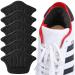 Adhesive Back of Heel Cushion Pads  Heel Grips Inserts for Loose Shoes  Too Big Boots  Reusable Heel Guards Liners for Women Men  Improve Shoe Fit  6PCS-Black
