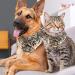 Stylish Triangular Dog Scarves - Multi-Coloured 2-Piece Set for Small Medium & Large Dogs and Cats - Buy Online on GoSupps.com