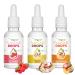 Flavor drops 3x 50ml - bundle fruit mix - flavrops flavrops taste without calories - taste (Strawberry Raspberry + Peach Passion Fruit + Banana Split) Fruit Mix 50 ml (3 Pack)