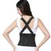 Lumbar Support Belt with Suspenders for Women - Black Size M | Comfort & Pain Relief | International Shipping - Buy Online on GoSupps.com