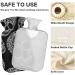 Hot Water Bottle with Skull Pattern - 1L Pain Relief Bag with Cover | Small Bed Hot Water Bag for Hand & Feet Comfort - Buy Online on GoSupps.com