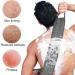 Lot de 2 serviettes exfoliantes pour le dos en nylon avec poign es (bleu + gris) - Buy Online on GoSupps.com