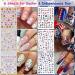 30 Sheets Holiday Nail Art Stickers - 3D Self-Adhesive Decals for Easter 4th of July Halloween Thanksgiving Christmas & Valentine's Day - Year-Round Nail Decoration - Buy Online on GoSupps.com