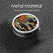 Colorful Cute Elephant Portable Metal Pill Box - Round Mini 3-Compartment Design for Travel - Ideal for Small Pills - Buy Online on GoSupps.com