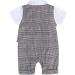 AmzBarley Baby Boys Gentlemans Tuxedo Rompers Grey 6-12 Months - Buy Online on GoSupps.com