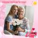 Fahacop 48 Pcs Happy Mother's Day Cake Toppers Round Mother's Day Cupcake Topper with Flower Pattern for Mothers Day Party Cake Decoration Supplies 6 Styles - Buy Online on GoSupps.com
