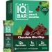 IQBAR Brain and Body Keto Protein Bars - Chocolate Mint Chip - Pack of 12 - 1.6 Oz.