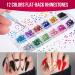 FANDAMEI Nail Starter Kit with Nail Gems - Nail Pen Designer, Dotting Tool, Striping Tape, Crystals, Sequins & Brushes - White - Buy Online on GoSupps.com
