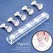 Blueseabuy Nail Stand Set - 2 Pcs Acrylic & Press On Nails Holder | Essential Nail Tips Stand for Beginners | Practical Magnetic Nail Design Accessories - Buy Online on GoSupps.com