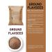 Aroma Depot 4oz Ground Brown Flaxseed Powder | Omega-3 Fats | Non GMO | Gluten-Free | 4 Ounces - Buy Online on GoSupps.com