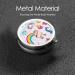 Rainbow Round Pill Box - 3 Compartment Mini Decorative Travel Holder | Portable Medicine Organizer for Vitamins & Tablets - Buy Online on GoSupps.com