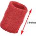 Unique Sports Athletic Performance Team Pack - 24 Red Wristbands (12 Pair) - Buy Online on GoSupps.com