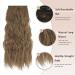 Feshfen 4PC Clip-In Hair Extensions - Synthetic Wavy Hair Golden Brown Mixed 50cm - Perfect for Women! - Buy Online on GoSupps.com