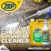 Zep Driveway Concrete & Masonry Cleaner - Concentrated formula covers up to 50m | Patio Cleaner Fluid | Driveway Cleaner | Path Cleaner | Block Paving Cleaner - Buy Online on GoSupps.com
