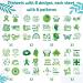Haooryx Mental Health Awareness Temporary Tattoos - Green Ribbon Support Sticker for Adults & Teens | Waterproof Fake Tattoo for School Fundraiser & Events - Buy Online on GoSupps.com