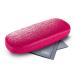 FEFI - Hardcase glasses case in embossed design pink